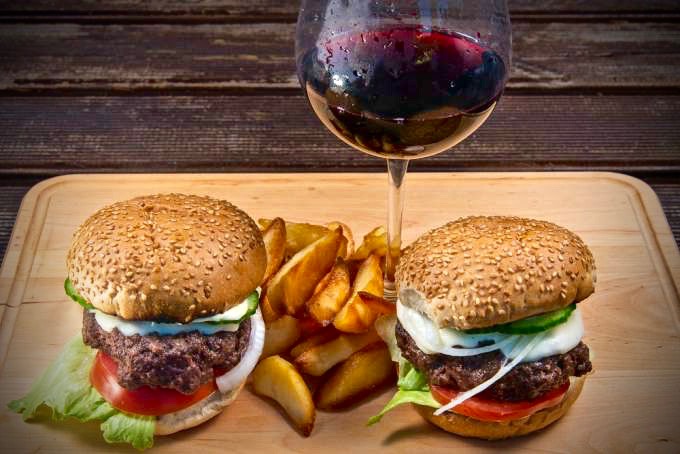 Burgers And Wine Pairings by Outer Space Wines