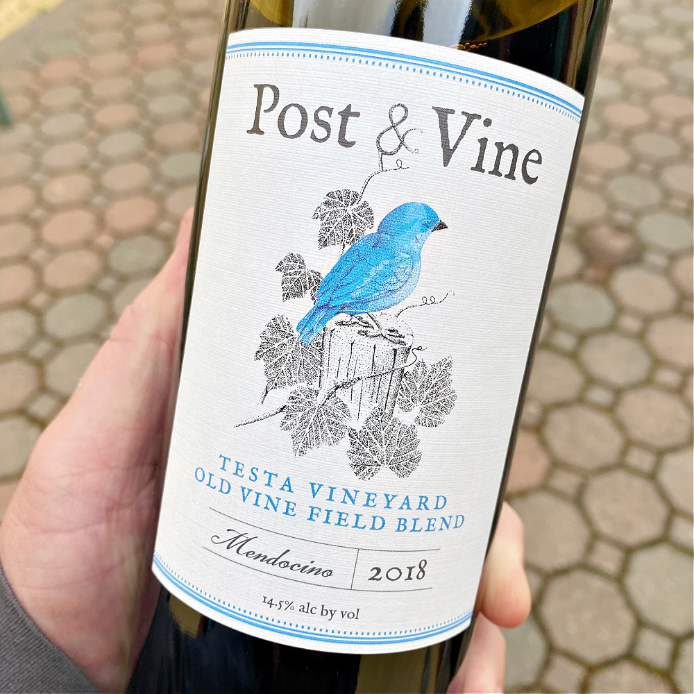 Post & Vine Old Vine Field Blend Testa Vineyard 2018