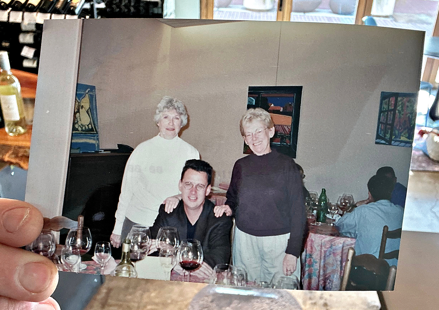 Dan and Mary Ann Dawson at La Beaugraviere Restaurant 2001