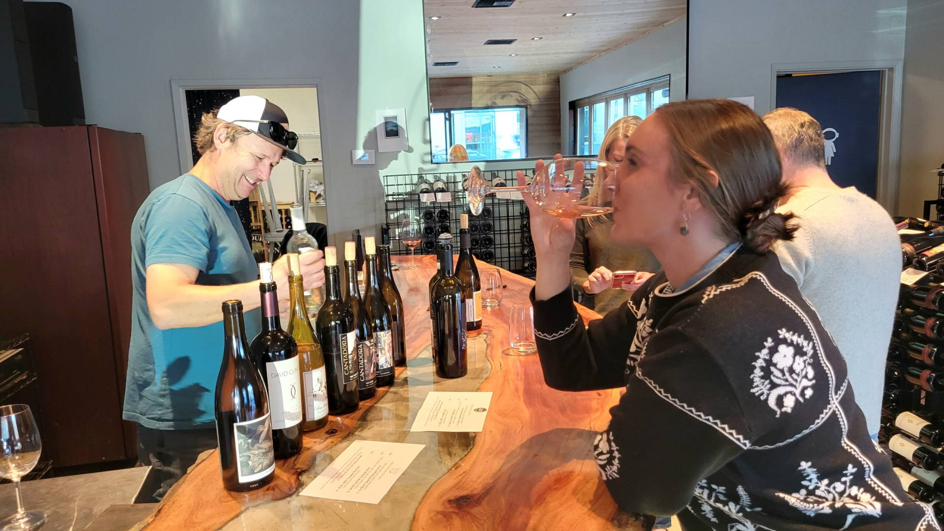 Kira Ballotta Olivia Brion and Cantadora Wines at Outer Space Wines