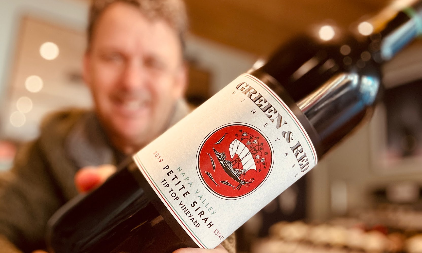 Green and Red Petite Sirah Tip Top Vineyard 2019 at Outer Space Wines